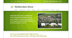 Desktop Screenshot of nidderdaleshow.co.uk
