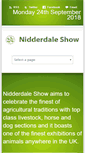 Mobile Screenshot of nidderdaleshow.co.uk